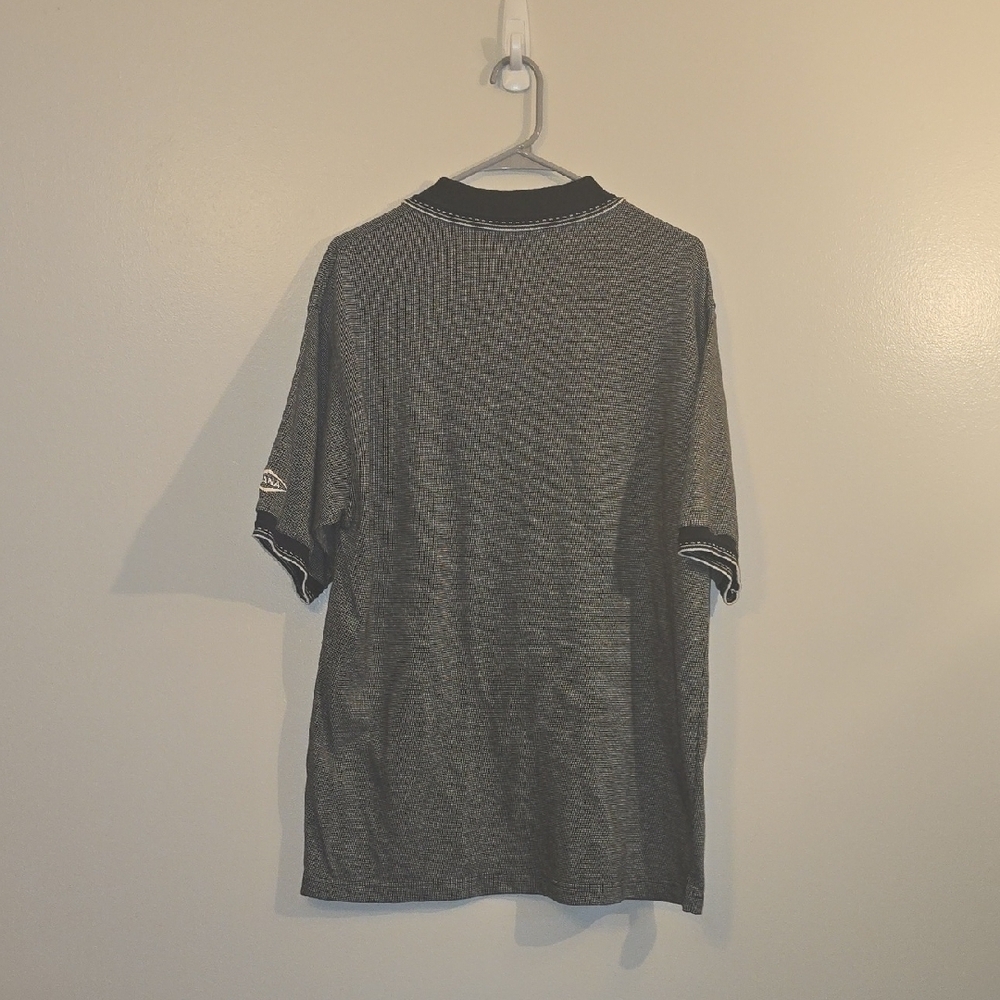 VCC Vantage Men's Polo Shirt in Black and Gray Made In Usa Vintage LOT M - Picture 3 of 6